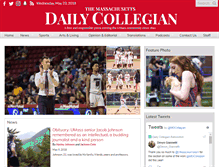 Tablet Screenshot of dailycollegian.com